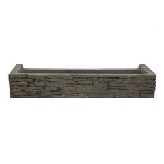 Aquascape Straight Stacked Slate Wall Base and Toppers