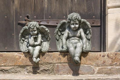 Photo of Campania Sitting Cherub Medium - Marquis Gardens