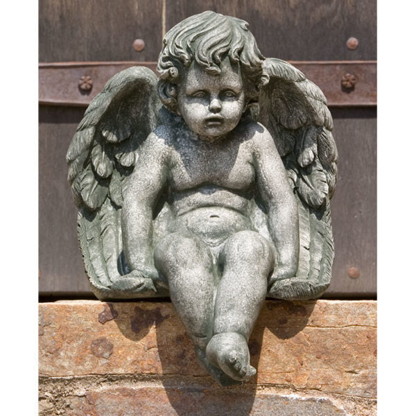 Photo of Campania Sitting Cherub Medium - Marquis Gardens