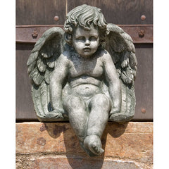 Photo of Campania Sitting Cherub Medium - Marquis Gardens