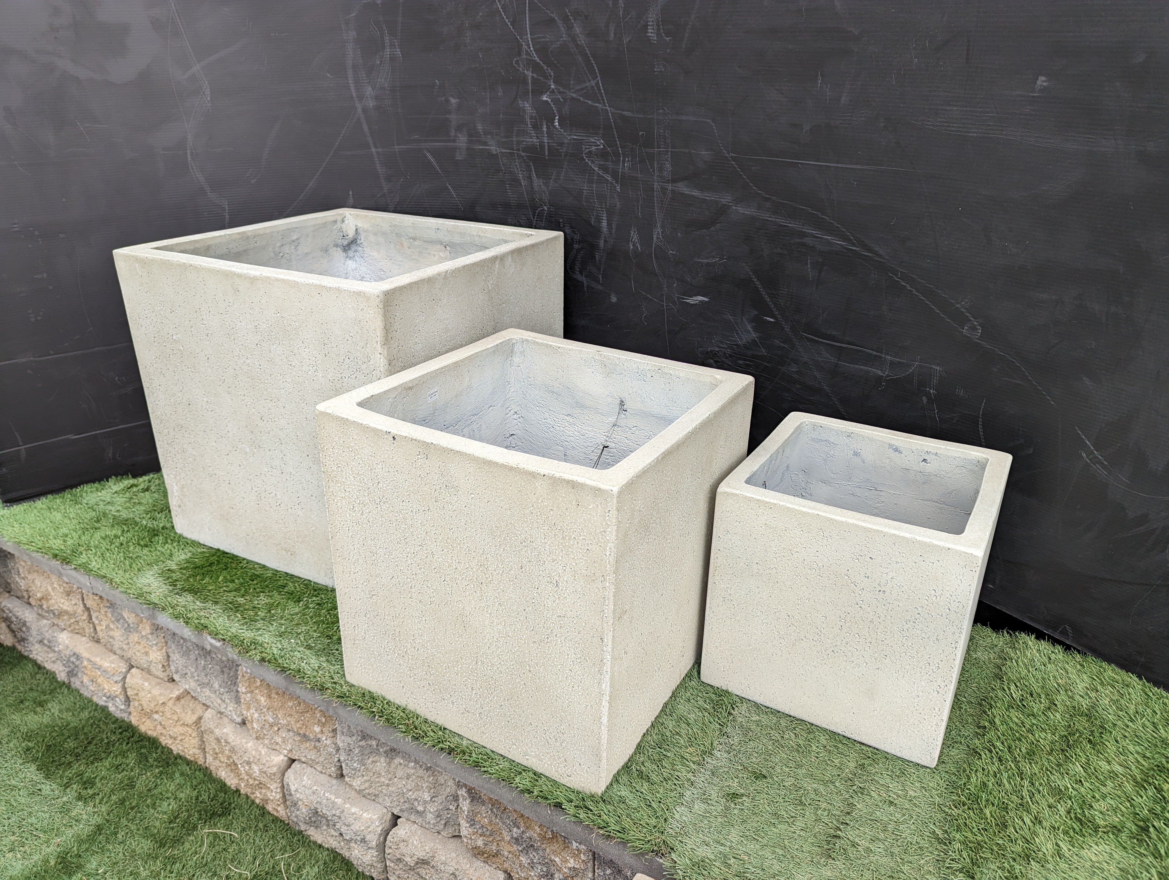 Photo of Campania Laguna Square Planter - Clearance - Marquis Gardens