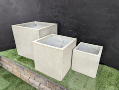Photo of Campania Laguna Square Planter - Clearance - Marquis Gardens