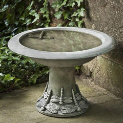 Photo of Campania Dragonfly Birdbath - Small - Marquis Gardens