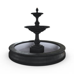 Photo of Campania Charleston Fountain in Basin - Marquis Gardens
