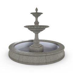 Photo of Campania Charleston Fountain in Basin - Marquis Gardens