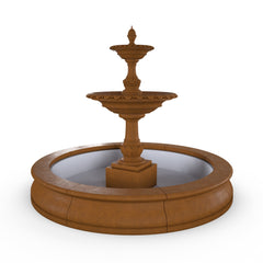 Photo of Campania Charleston Fountain in Basin - Marquis Gardens