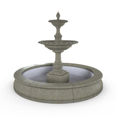 Photo of Campania Charleston Fountain in Basin - Marquis Gardens