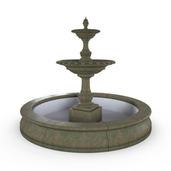Photo of Campania Charleston Fountain in Basin - Marquis Gardens