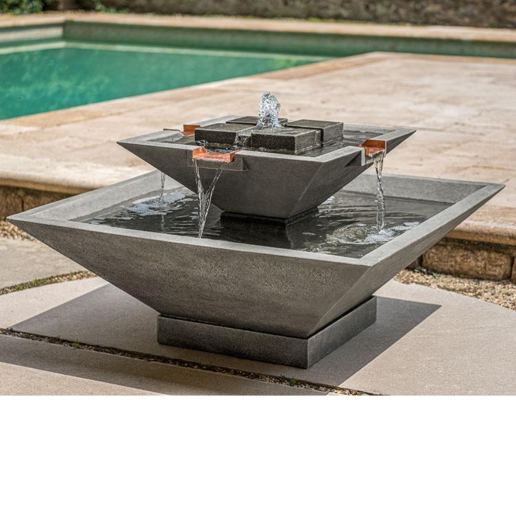 Photo of Campania Facet Fountain - Marquis Gardens