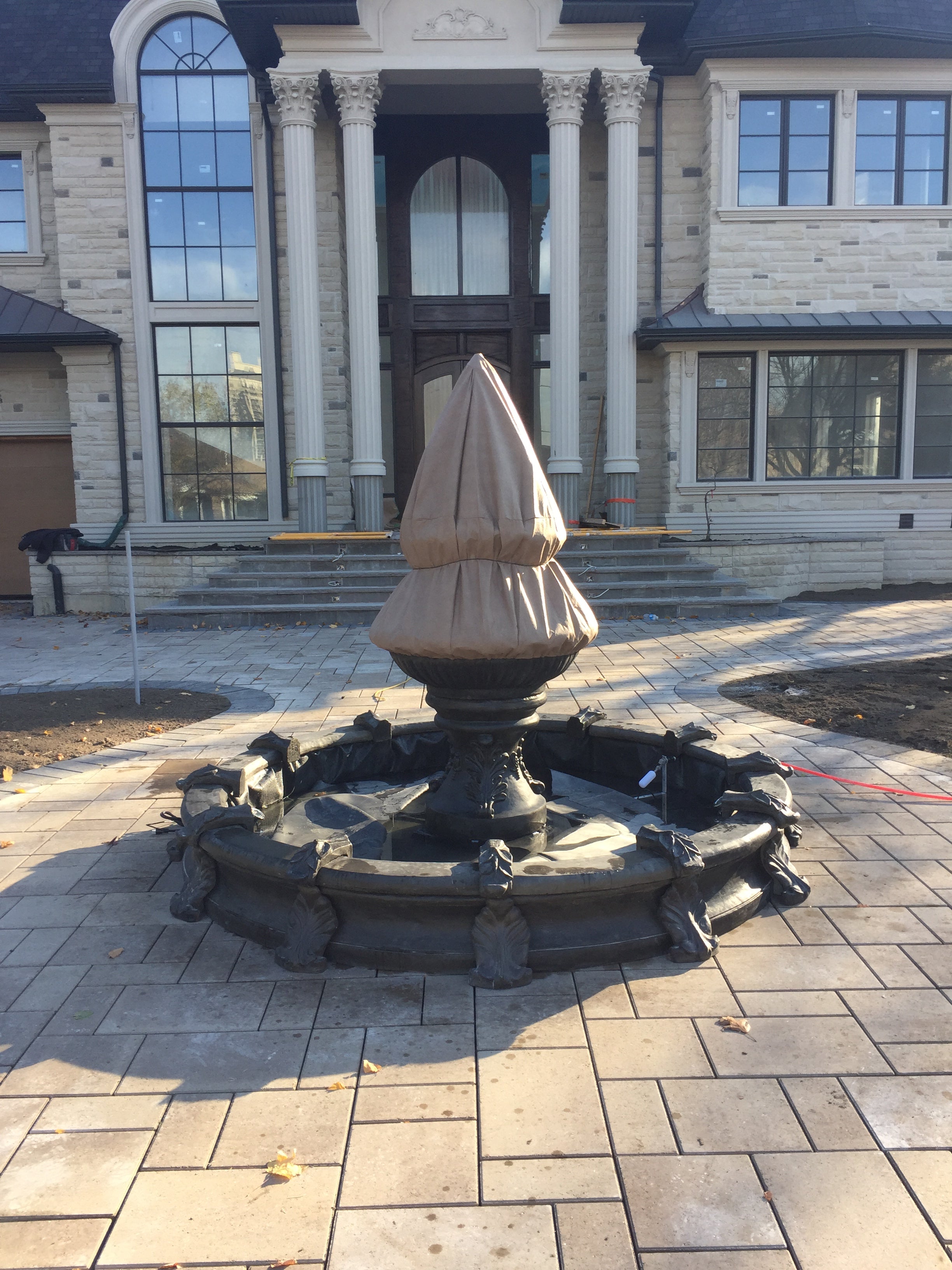 Photo of Campania Fountain Winter Covers - Marquis Gardens
