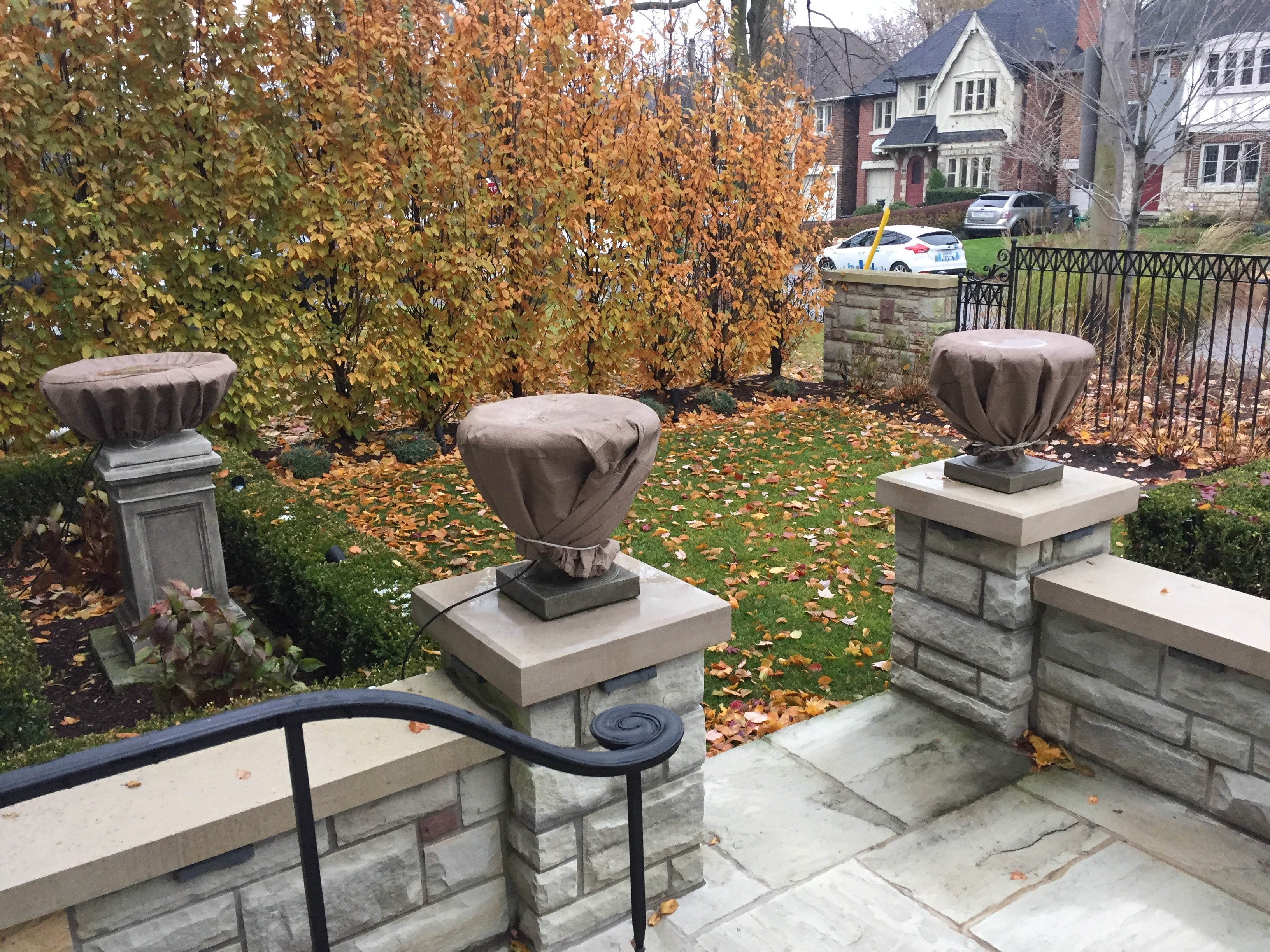 Photo of Campania Fountain Winter Covers - Marquis Gardens