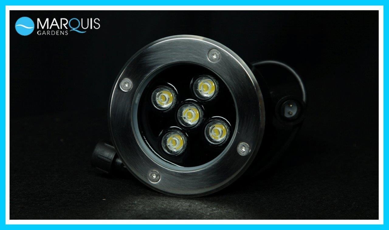 Photo of Stainless Steel LED Flush Lights - Marquis Gardens