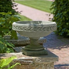 Photo of Campania Longwood Laurel Banded Urn - Marquis Gardens