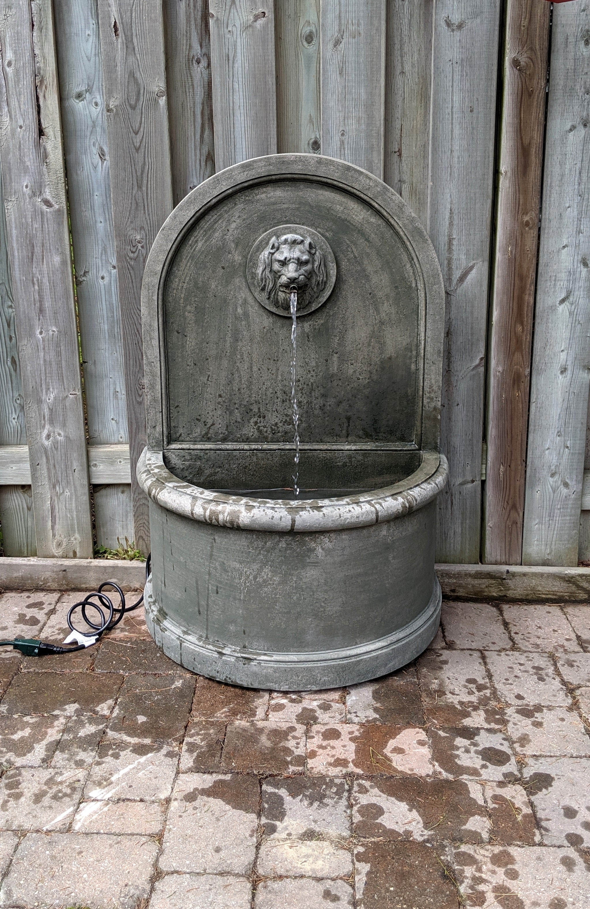 Photo of Campania Lion Wall Fountain - Marquis Gardens