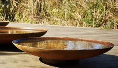 Corten Steel Reflection Bowl