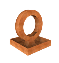 Corten Steel Water Ring