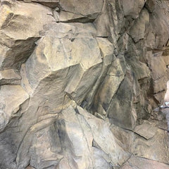 Side Angle of Basalt Wall Panel, showcasing intense depth and pattern