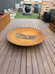 Corten Steel Reflection Bowl