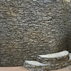 Universal Rocks Cobblestone Rock Wall Panel