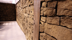 Universal Rocks Cobblestone Rock Wall Panel
