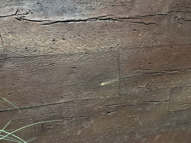 Closeup of Woodland Panel, Showcasing Texture and Slat Patterns Of Special Colour