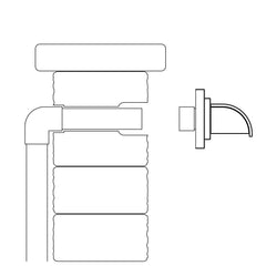 Atlantic Oase 24" Stainless Steel Waterwall Spillway
