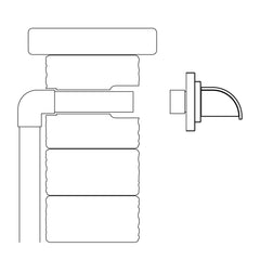 Atlantic Oase Wall Spout - Ravenna