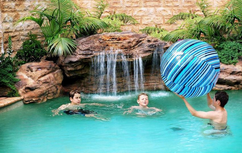 Photo of The Tahitian Waterfall - Swimming Pool Waterfall - PCAVE-003 by Universal Rocks - Marquis Gardens