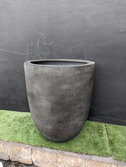 Photo of Campania Bradford Medium Charcoal Planter 02 - Clearance - Marquis Gardens