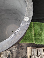 Photo of Campania Bradford Medium Charcoal Planter 02 - Clearance - Marquis Gardens