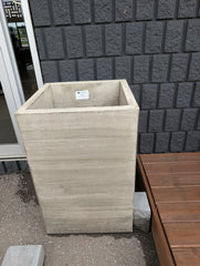 Campania Chenes Brut Tall Box Planter - Clearance