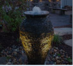 Photo of Aquascape Stacked Slate Urn Fountain Kits - Marquis Gardens