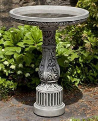 Photo of Campania Smithsonian Cottage Garden Birdbath - Marquis Gardens