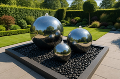Stainless Steel Bubbling Spheres