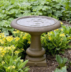 Photo of Campania Williamsburg Summer House Birdbath - Marquis Gardens