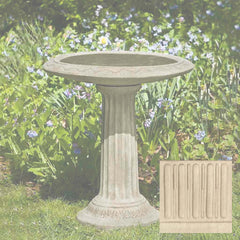 Campania Cottage Garden Birdbath