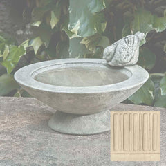 Campania Songbird's Rest Birdbath