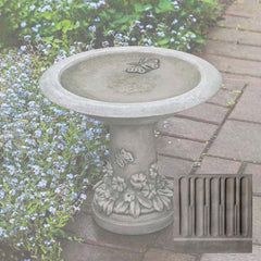 Campania Spring Meadow Birdbath