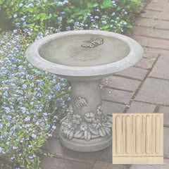 Campania Spring Meadow Birdbath