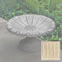 Campania Lotus Birdbath Small