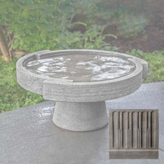 Campania Concept Birdbath, Low