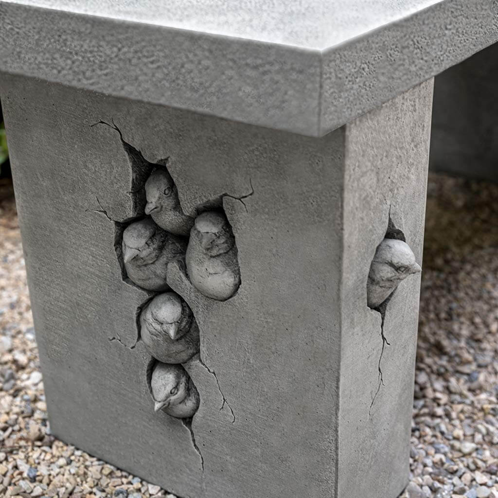 Photo of Campania Birdhouse Bench - Marquis Gardens