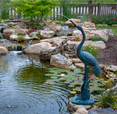 Aquascape standing crane spitter