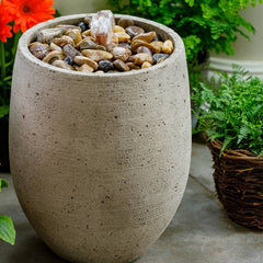 Photo of Campania Bebel Pebble Fountain - Marquis Gardens