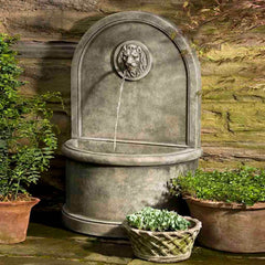 Campania Lion Wall Fountain