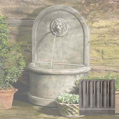 Campania Lion Wall Fountain