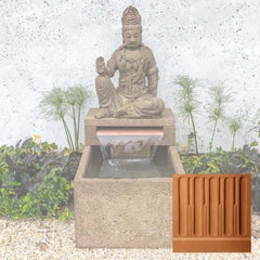 Campania Antique Quan Yin Buddha Fountain