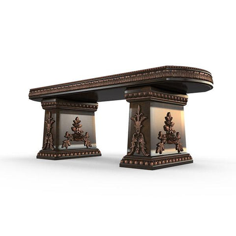 Cotillion Bench Planter - Gardenstone – Marquis Gardens