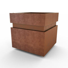 Gardenstone Cubic 12 Planters Gardenstone Etched Black Silver 