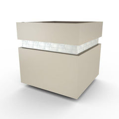 Gardenstone Cubic 12 Planters Gardenstone Etched Black Silver 